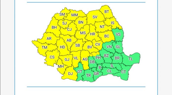 Gorjul, sub cod galben de furtuni