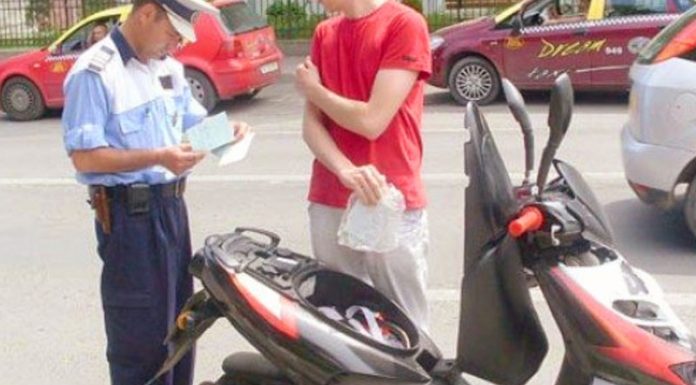 La plimbare cu mopedul neînmatriculat și fără permis