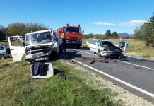 FOTO: Accident cu patru victime la Tismana