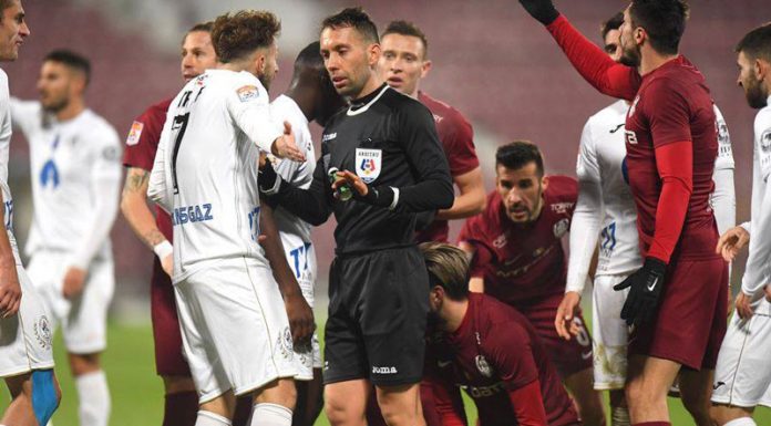 CFR Cluj nu mai vrea arbitrii craioveni: Ţi se scoate mingea din poartă