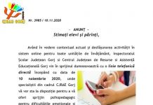 Consiliere psihopedagogică pentru elevii gorjeni și părinții acestora
