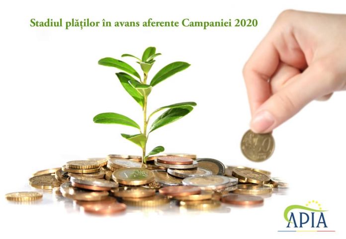 APIA: Stadiul plăților în avans aferente Campaniei 2020