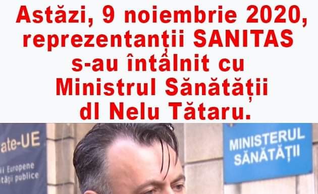 Reprezentanții Sanitas, la discuții cu ministrul Sănătății! Continuă protestele!