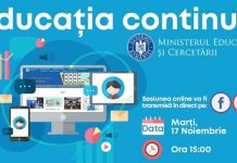 O nouă sesiune online de consiliere pentru profesori, astăzi, de la 15:00