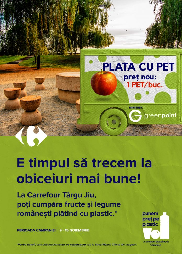 Caravana Plata cu PET ajunge la Târgu Jiu