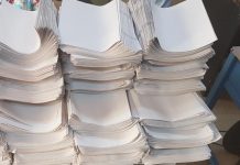 Buletinele de vot, sub pază, la stadion