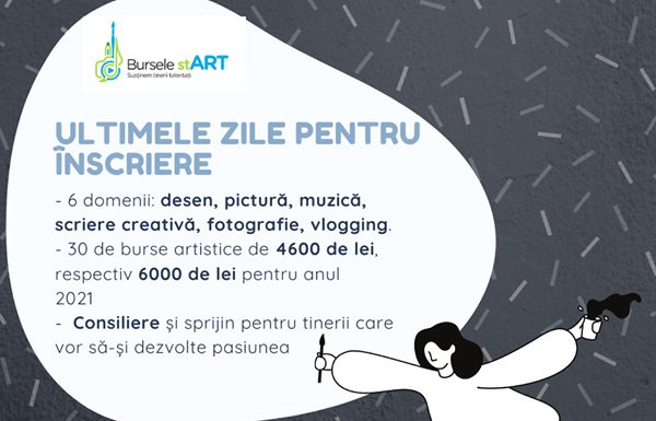 Ultima săptămână de înscrieri la Bursele stART
