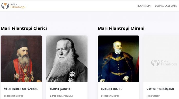 Campania „Mari filantropi români” și-a desemnat finaliștii