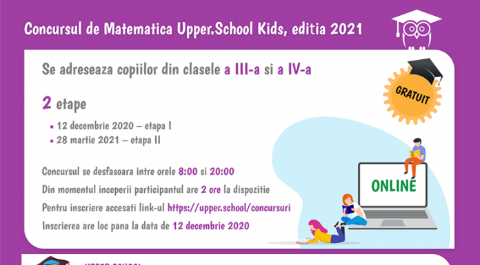 Concurs de matematică pentru elevii din ciclul primar