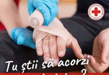 Curs de prim-ajutor de bază, la Crucea Roșie Gorj