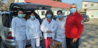 Crucea Roșie a făcut o donație către trei spitale din Gorj