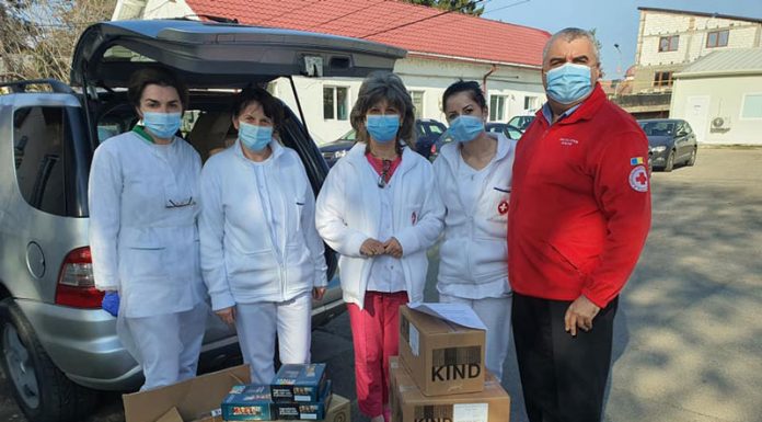 Crucea Roșie a făcut o donație către trei spitale din Gorj