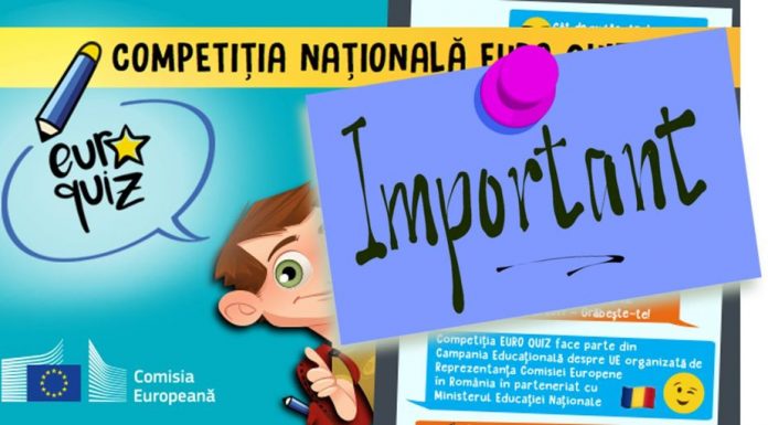 A fost prelungit termenul de înscriere la concursul ,,Euro Quiz”