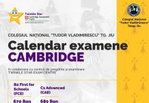 Examene Cambridge la Târgu-Jiu