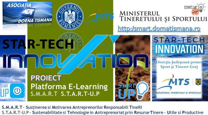 Platformă de dezvoltare antreprenorială, realizată pentru tinerii gorjeni