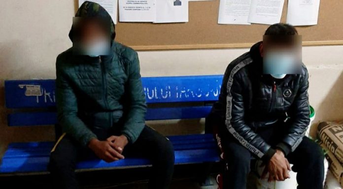 Tinerii care au distrus panourile de afișaj electoral din Târgu-Jiu, prinși de agenții de la Locală