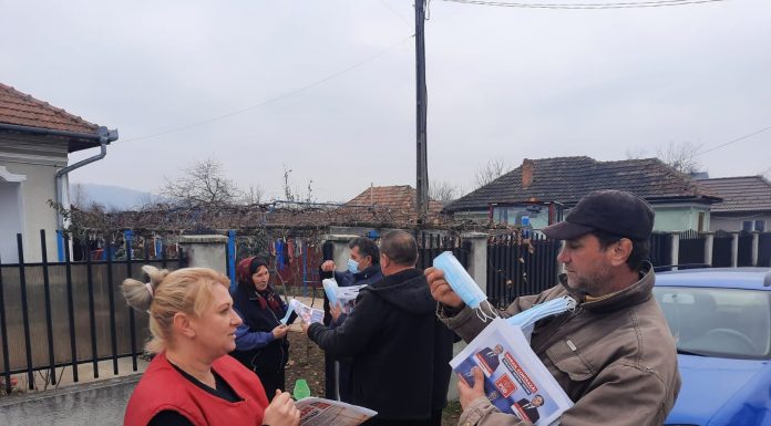 Echipa PSD, susținută de locuitorii din Albeni pe 6 decembrie