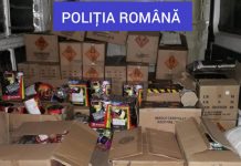 Percheziții în trei localități din Gorj. Sute de kilograme de articole pirotehnice, confiscate