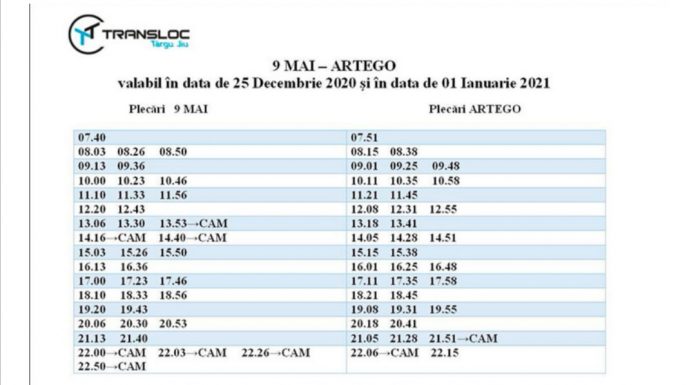 Programul Transloc în perioada sărbătorilor de iarnă