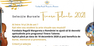 Ultimele zile de înscriere la selecție pentru bursele ,,Tinere Talente”