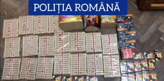 60 de kilograme de articole pirotehnice, confiscate. Tânăr de 19 ani cu dosar penal