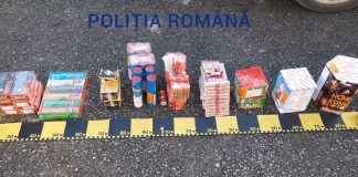 Tânăr reținut și sute de articole pirotehnice, confiscate