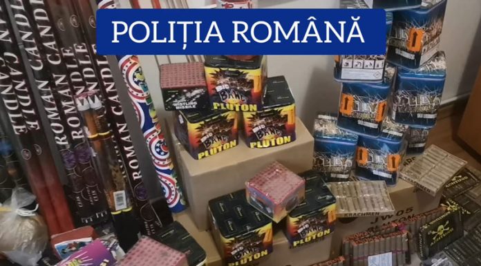 Percheziții în Gorj. Peste 170 de kilograme de articole pirotehnice, confiscate