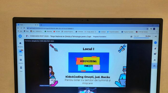 Premii în valoare de 7000 de euro pentru copiii pasionați de tehnologie care au participat la Code Kids Fest 2020