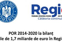 Comunicat de presă „POR 2014-2020 la bilanț : Fonduri nerambursabile de 1,7 miliarde de euro în Regiunea Sud-Vest Oltenia”