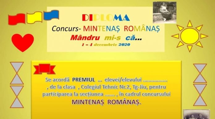 Concursul ,,Mintenaș românaș” și-a desemnat câștigătorii