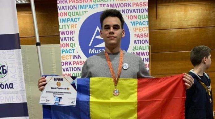 O nouă medalie pentru Ioan Giovani Popescu