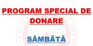 Program special de donare de sânge și plasmă, la Târgu-Jiu