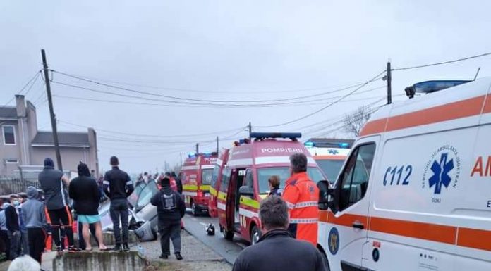 Accident la Plopșoru