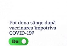 MS: Se poate dona sânge imediat după vaccinarea anti-COVID-19