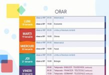 Orarul Teleșcoala pentru perioada 18-22 ianuarie
