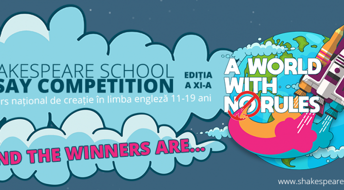 S-a dat startul înscrierilor la Shakespeare School Essay Competition