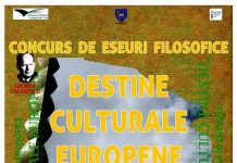 Concursul de eseuri filosofice ,,Destine culturale europene”, la cea de-a VI-a ediție