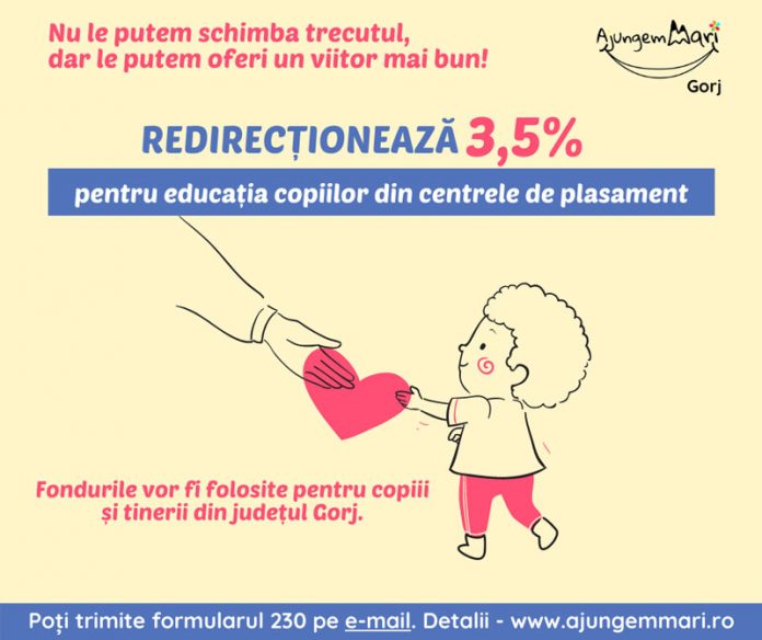 Apel pentru sprijinirea copiilor instituționalizați din Gorj!