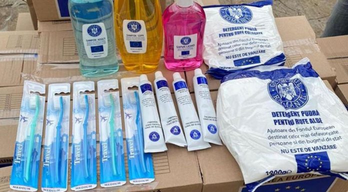 DPPS Târgu-Jiu împarte o nouă tranșă cu produse de igienă pentru persoanele defavorizate