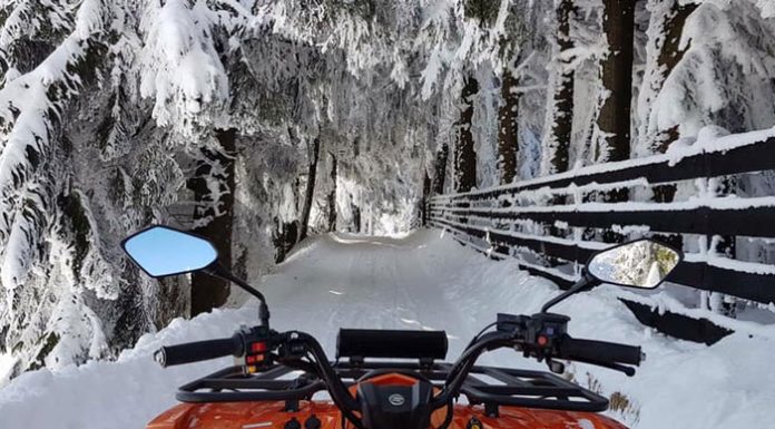 Concediu încheiat cu dosar penal. Bărbat din Olt prins cu ATV-ul la Rânca