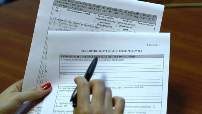 Declarațiile de avere pot fi completate și electronic