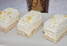 Rețeta săptămânii – Prăjitură cu cremă de lămâie și cremă de mascarpone