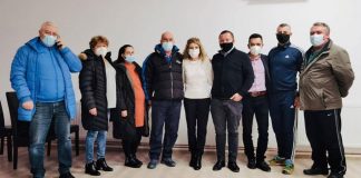 Constantina Diță-Tomescu, vizită la Târgu Jiu