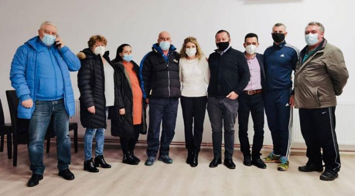 Constantina Diță-Tomescu, vizită la Târgu Jiu