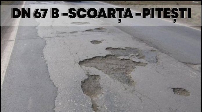 Pericol pentru șoferi! Drumul Scoarța-Pitești, în execuție doar pe hârtie