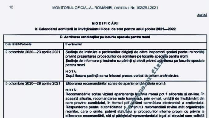 Calendarul admiterii la liceu, modificat