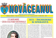 Note de lectură – NOVĂCEANUL pe Ianuarie 2021, cu ÎNCREDERE ȘI SPERANȚĂ