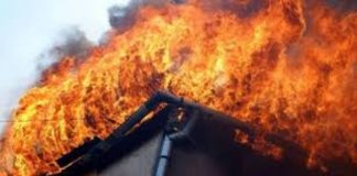 Incendiu la Scoarța