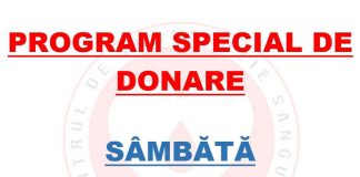 Program special de donare de sânge, la Târgu-Jiu