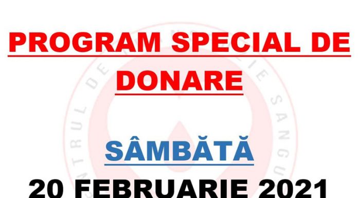 Program special de donare de sânge, la Târgu-Jiu